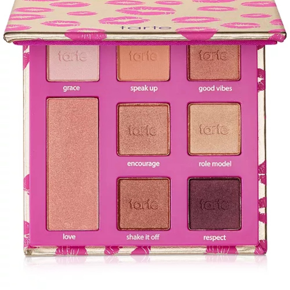 Tarte Pink and Gold Eyeshadow Palette - Leave Your Mark Eye Makeup NWT
